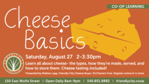 Cheese Basics Class